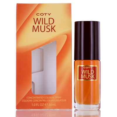 Coty Wild Musk Cologne Concentrate Spray 1.0 Oz For Women-Perfume and Aroma