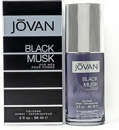 Jovan Black Musk 3.0 Oz (88 Ml) Cologne Spray For Men - Perfume and Aroma