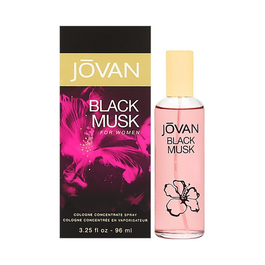Jovan Black Musk 3.25 Oz Cologne Concentrate Spray For Women-Perfume and Aroma