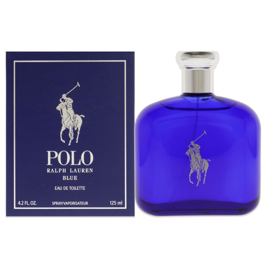 Ralph Lauren Polo Blue Eau De Parfum Spray 4.2 Oz (125 Ml) For Men - Perfume and Aroma